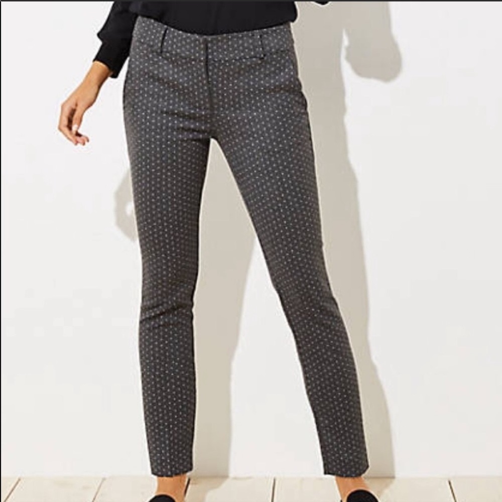 NWOT Ann Taylor Loft Pindot Pants